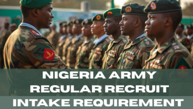 Nigeria Army Regular Recruit Intake Requirement Portal 2025/2026 | Apply Now