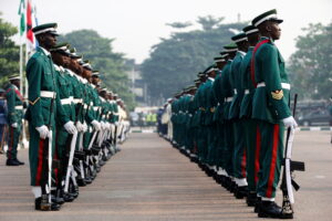 Nigeria Army Parading
