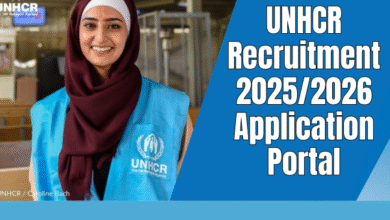 UNHCR Recruitment 2025/2026 Application Portal
