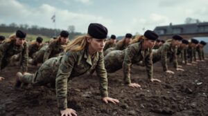 Commonwealth candidate training for British Army physical assessment”