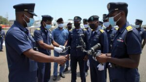Nigerian Navy Recruitment 2025 Application Form Portal : Nigerian Navy medical officers conducting fitness screening.