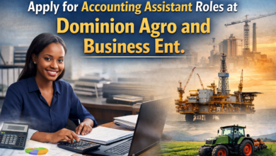 Apply for Accounting Assistant Roles at Dominion Agro and Business Ent.