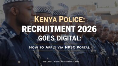 Kenya Police Recruitment 2026 Goes Digital: How to Apply via NPSC Portal