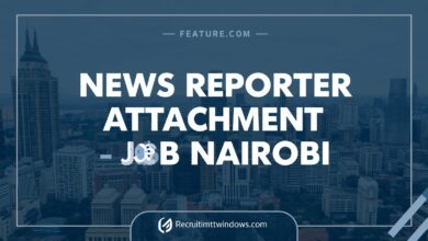 News Repoter Attachment - Nairobi