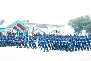 NIGERIAN ARMY  SHORTLISTED CANDIDATES FOR DIRECT SHORT SERVICE COMMISSION COURSE: DSSC officers during commissioning parade