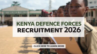 Kenya Defence Forces recruitment 2026