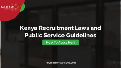 Kenya Recruitment Laws and Public Service Guidelines