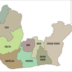 Apply For NNDC  Skill Development Training And Empowerment Programme: map of Niger Delta
